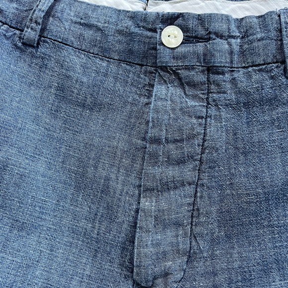 Polo Ralph Lauren Chambray Straight Fit Shorts Size 38 - Picture 3 of 10